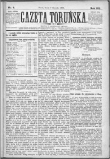 Gazeta Toruńska 1886, R. 20 nr 4