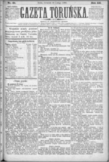 Gazeta Toruńska 1886, R. 20 nr 45