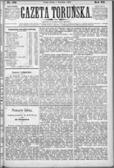 Gazeta Toruńska 1886, R. 20 nr 199