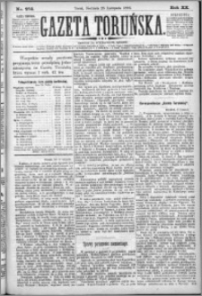 Gazeta Toruńska 1886, R. 20 nr 274