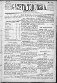 Gazeta Toruńska 1885, R. 19 nr 23