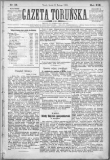 Gazeta Toruńska 1885, R. 19 nr 33