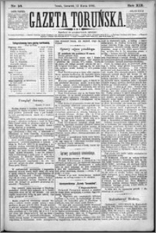 Gazeta Toruńska 1885, R. 19 nr 58
