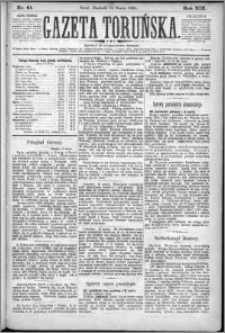 Gazeta Toruńska 1885, R. 19 nr 61