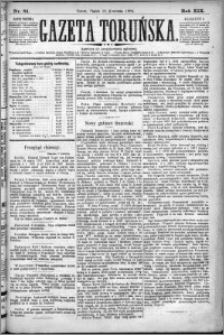Gazeta Toruńska 1885, R. 19 nr 81