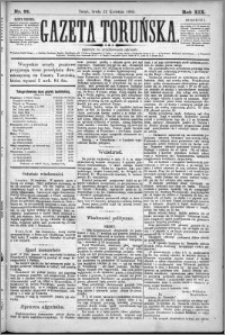 Gazeta Toruńska 1885, R. 19 nr 91