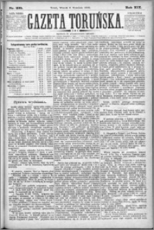 Gazeta Toruńska 1885, R. 19 nr 205