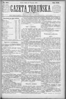 Gazeta Toruńska 1885, R. 19 nr 214