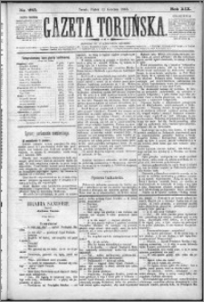 Gazeta Toruńska 1885, R. 19 nr 285