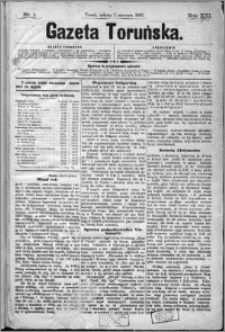 Gazeta Toruńska 1887, R. 21 nr 1