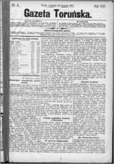 Gazeta Toruńska 1887, R. 21 nr 9