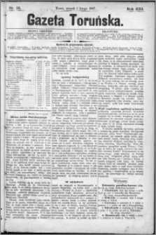 Gazeta Toruńska 1887, R. 21 nr 25