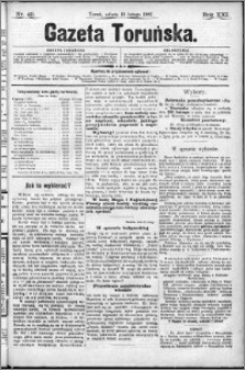 Gazeta Toruńska 1887, R. 21 nr 40