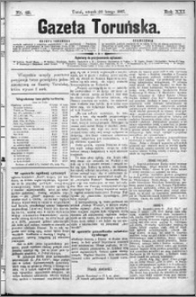 Gazeta Toruńska 1887, R. 21 nr 42