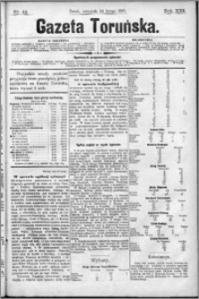Gazeta Toruńska 1887, R. 21 nr 44