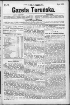 Gazeta Toruńska 1887, R. 21 nr 91