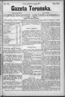 Gazeta Toruńska 1887, R. 21 nr 110
