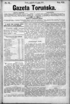 Gazeta Toruńska 1887, R. 21 nr 121