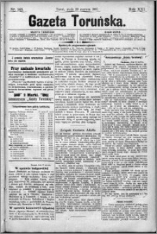 Gazeta Toruńska 1887, R. 21 nr 145