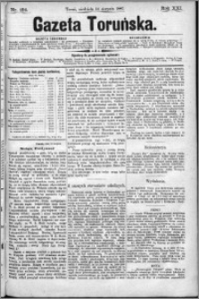 Gazeta Toruńska 1887, R. 21 nr 184