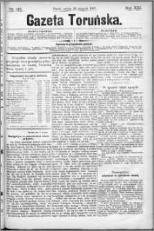 Gazeta Toruńska 1887, R. 21 nr 189