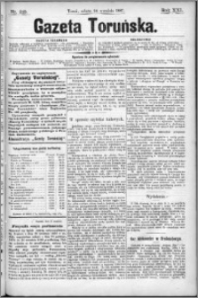 Gazeta Toruńska 1887, R. 21 nr 219