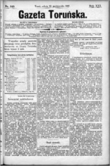 Gazeta Toruńska 1887, R. 21 nr 243