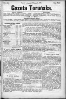 Gazeta Toruńska 1887, R. 21 nr 258