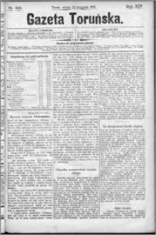 Gazeta Toruńska 1887, R. 21 nr 260