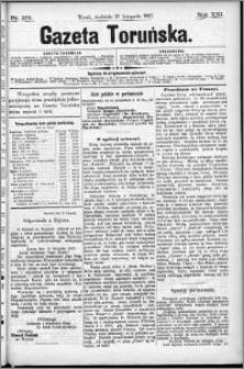 Gazeta Toruńska 1887, R. 21 nr 273