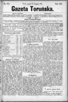 Gazeta Toruńska 1887, R. 21 nr 274