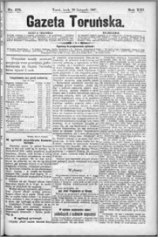 Gazeta Toruńska 1887, R. 21 nr 275