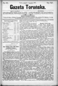 Gazeta Toruńska 1887, R. 21 nr 279