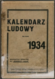 Kalendarz Ludowy na rok 1934