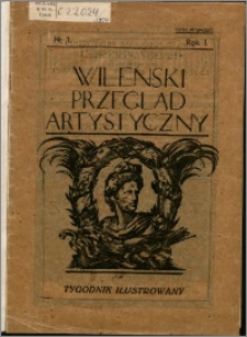 Wileński Przegląd Artystyczny 1924, R. 1 no 1