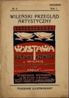 Wileński Przegląd Artystyczny 1924, R. 1 no 4