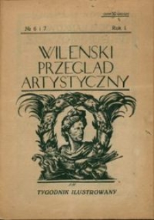 Wileński Przegląd Artystyczny 1924, R. 1 no 6-7