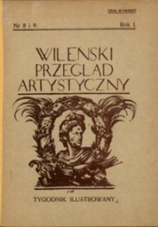 Wileński Przegląd Artystyczny 1924, R. 1 no 8-9