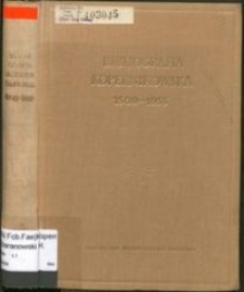 Bibliografia kopernikowska. [1], 1509-1955