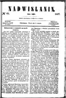 Nadwiślanin, 1857.08.11 R. 8 nr 62