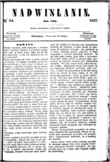 Nadwiślanin, 1857.08.18 R. 8 nr 64