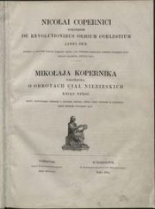 De revolutionibus orbium coelestium libri sex