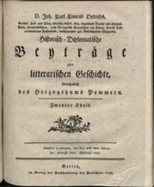 Das grausame Büthener-Recht im Lande Lauenburg und Bütow. Nebst einer vorläufigen Abhandlung von Bestrafung der Bienendiebe und Baumschäler nach ältesten und neueren, fürnehmlich teutschen Gesetzen...