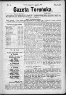 Gazeta Toruńska 1888, R. 22 nr 4
