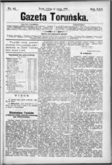 Gazeta Toruńska 1888, R. 22 nr 46