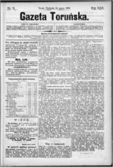Gazeta Toruńska 1888, R. 22 nr 71