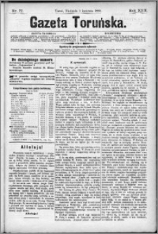 Gazeta Toruńska 1888, R. 22 nr 77