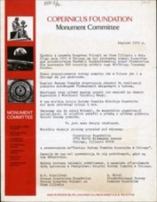 Copernicus Foundation Monument Committee : styczeń 1973 r.
