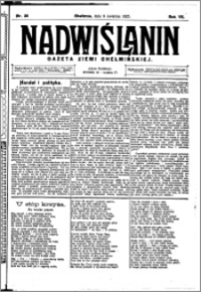 Nadwiślanin. Gazeta Ziemi Chełmińskiej, 1925.04.08 R. 7 nr 28