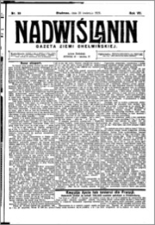 Nadwiślanin. Gazeta Ziemi Chełmińskiej, 1925.04.25 R. 7 nr 33